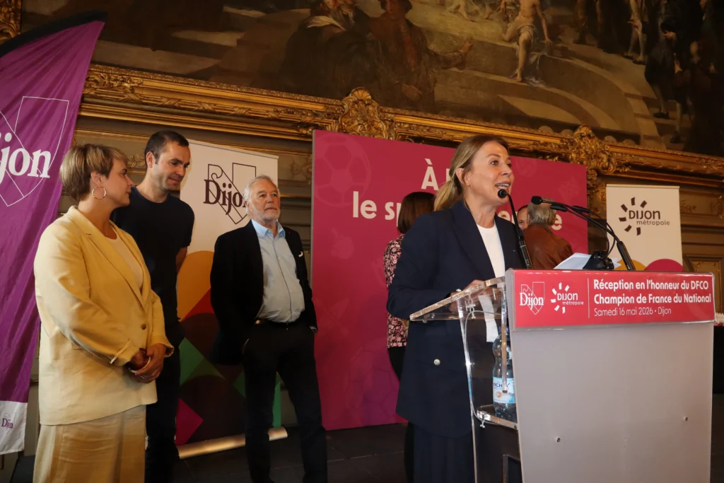 En images : le DFCO prolonge la fête dans le centre-ville de Dijon