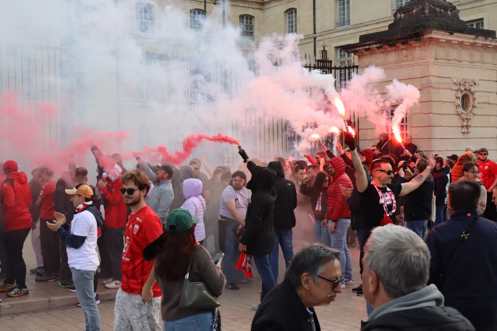 En images : le DFCO prolonge la fête dans le centre-ville de Dijon