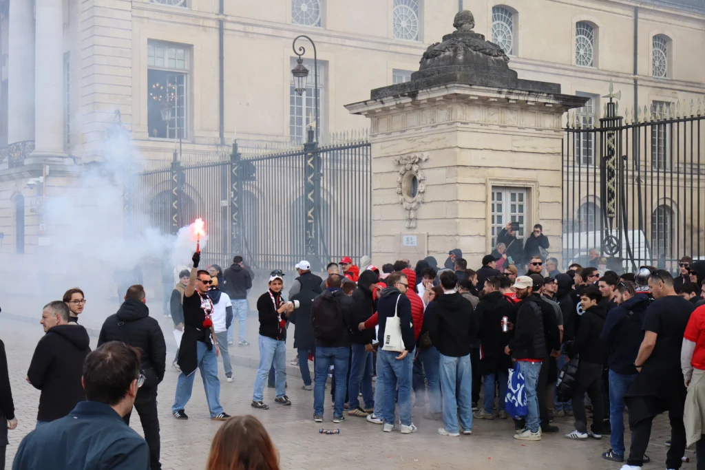 En images : le DFCO prolonge la fête dans le centre-ville de Dijon