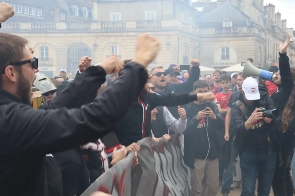 En images : le DFCO prolonge la fête dans le centre-ville de Dijon