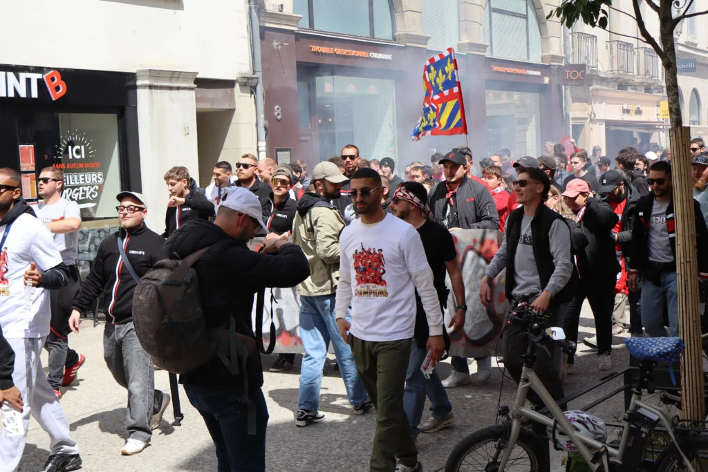 En images : le DFCO prolonge la fête dans le centre-ville de Dijon