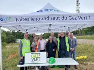 À Hauteville-lès-Dijon et Daix, GRDF prépare l’arrivée du gaz vert avec un chantier innovant