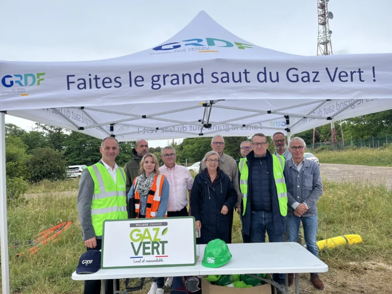 À Hauteville-lès-Dijon et Daix, GRDF prépare l’arrivée du gaz vert avec un chantier innovant