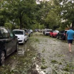 Dijon : un violent orage de grêle provoque des dégâts dans plusieurs quartiers