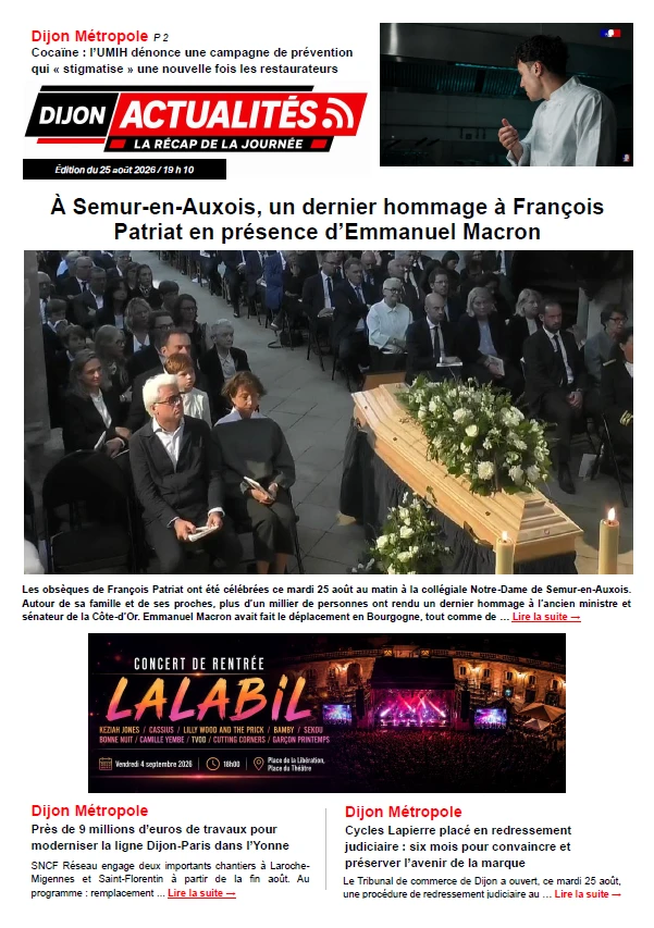 Edition du 25 août 2026