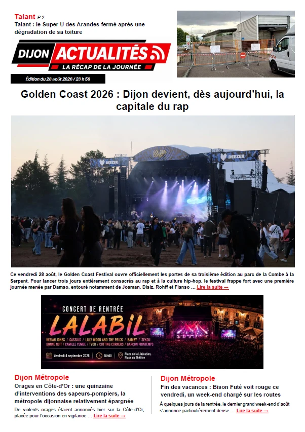 Edition du 28 août 2026