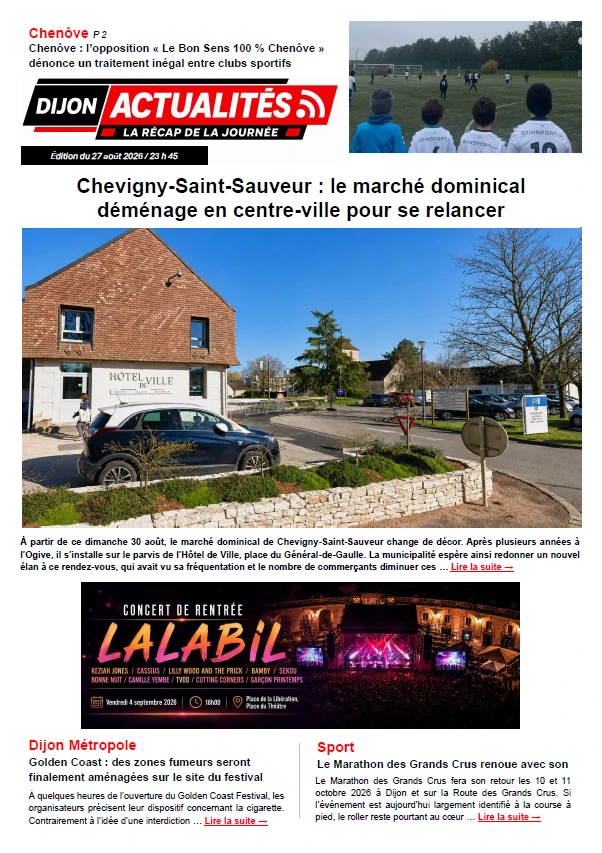 Edition du 27 août 2026