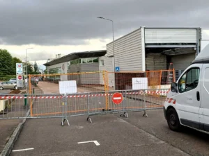 Talant : le Super U des Arandes fermé après une dégradation de sa toiture