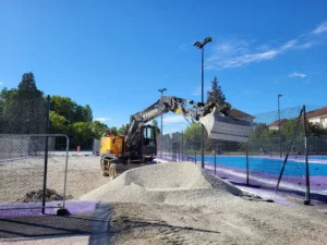 Quetigny : l’inauguration des terrains de padel reportée, les cinq courts de tennis doivent être repris