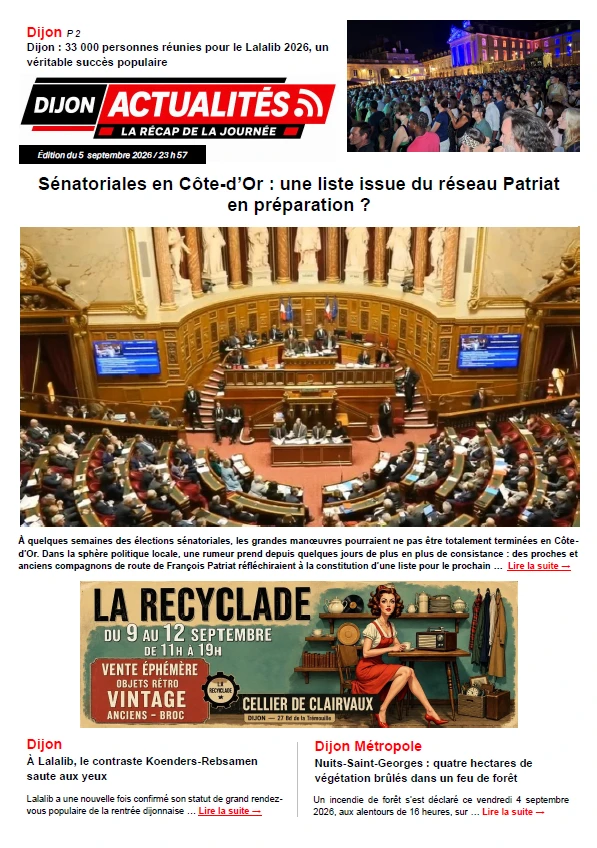 Edition du 5 septembre 2026