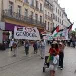 À Dijon, une soixantaine de manifestants mobilisés pour Gaza, la Cisjordanie et le Liban