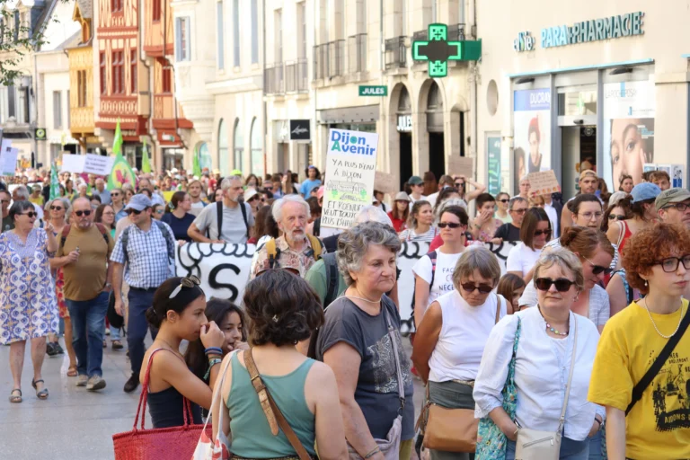 À Dijon, plusieurs centaines de manifestants pour le climat, le vivant, la paix et la justice sociale