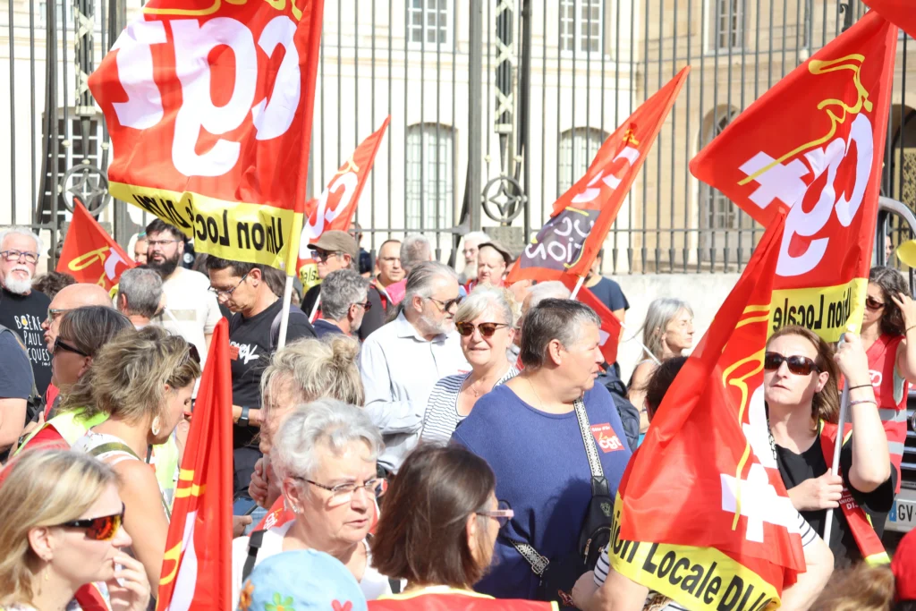EN IMAGES. Grève et manifestation dans la fonction publique : le cortège dans les rues de Dijon