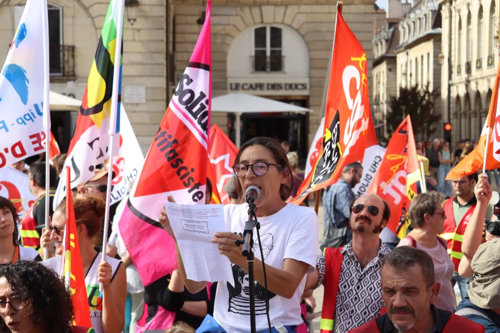 EN IMAGES. Grève et manifestation dans la fonction publique : le cortège dans les rues de Dijon