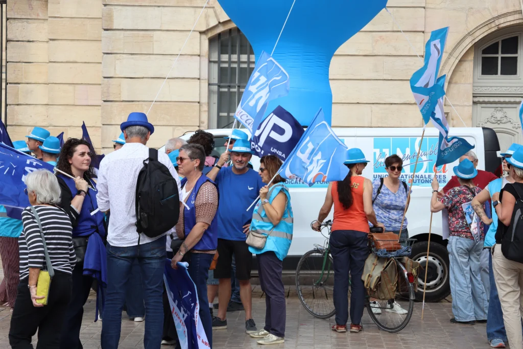 EN IMAGES. Grève et manifestation dans la fonction publique : le cortège dans les rues de Dijon