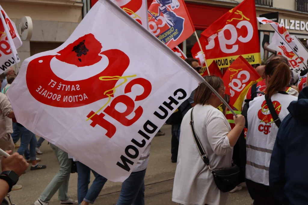 EN IMAGES. Grève et manifestation dans la fonction publique : le cortège dans les rues de Dijon