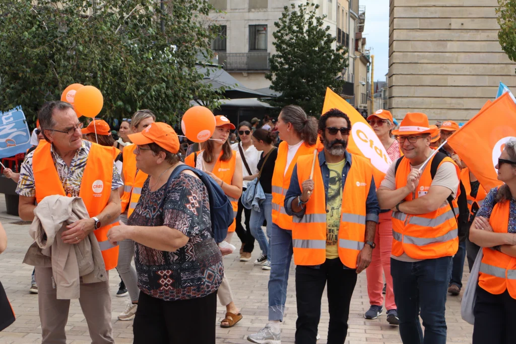 EN IMAGES. Grève et manifestation dans la fonction publique : le cortège dans les rues de Dijon