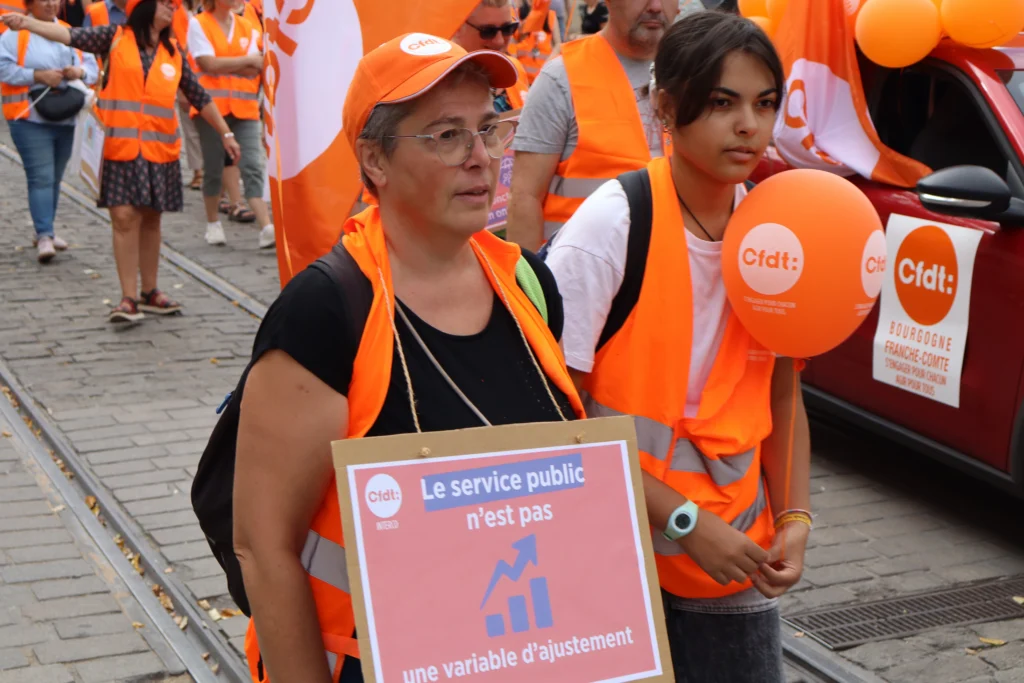 EN IMAGES. Grève et manifestation dans la fonction publique : le cortège dans les rues de Dijon