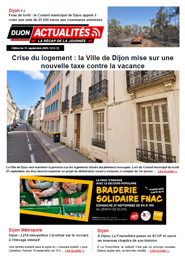 Edition du 16 septembre 2026
