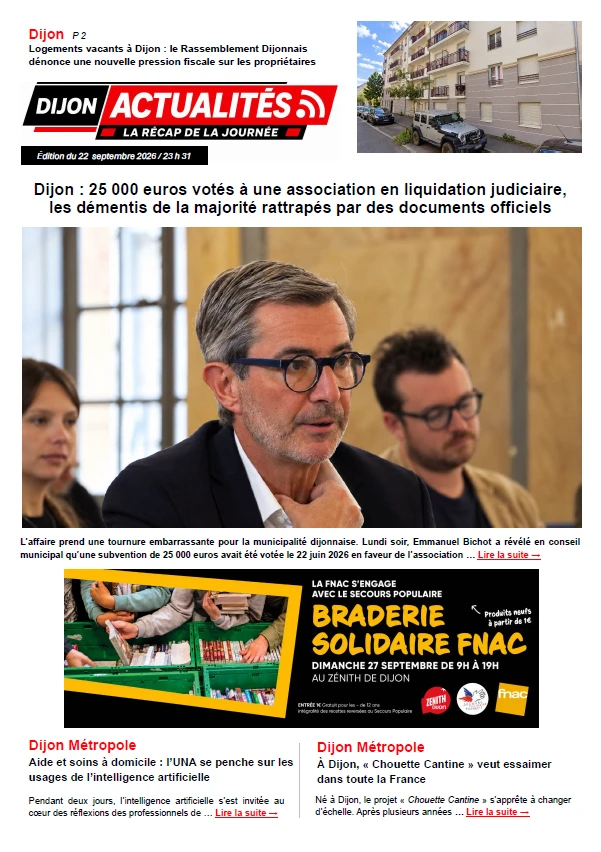Edition du 22 septembre 2026