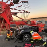 Une voiture percute l’arrière d’une remorque agricole à Savolles : un blessé grave