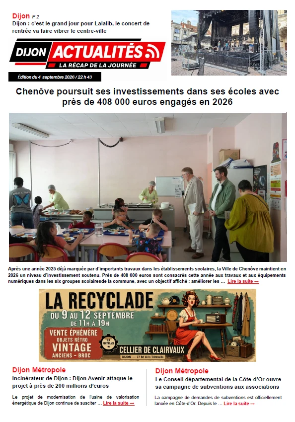 Edition du 4 septembre 2026