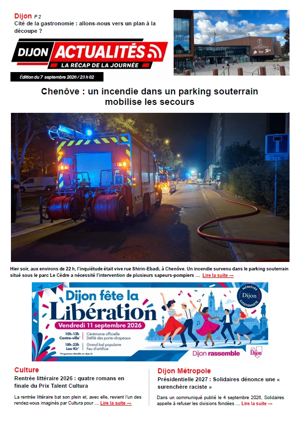 Edition du 7 septembre 2026