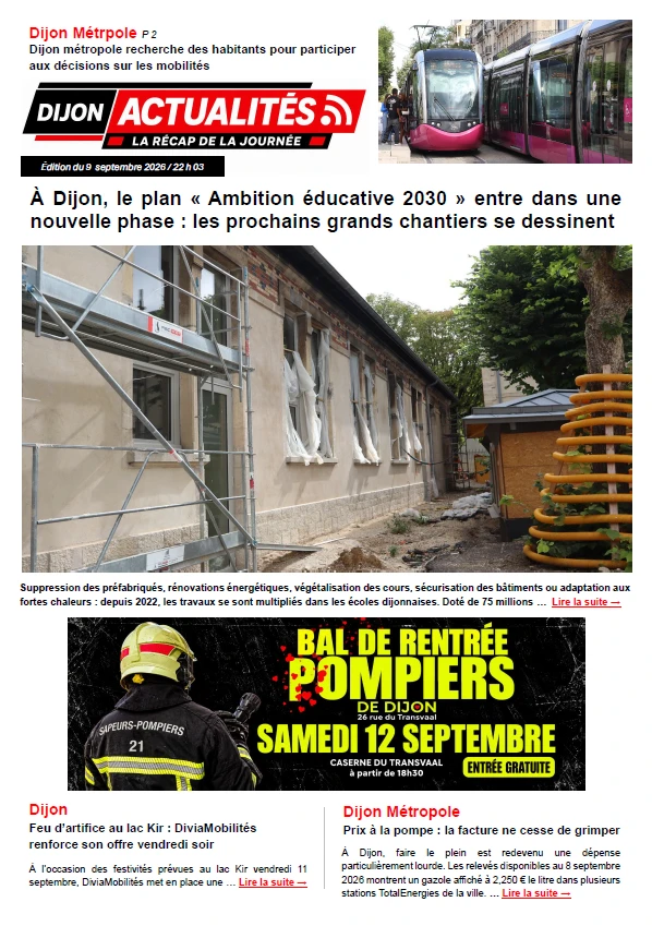 Edition du 9 septembre 2026