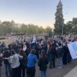 Dijon : des étudiants se mobilisent sur le campus, le bâtiment Droit-Lettres fermé