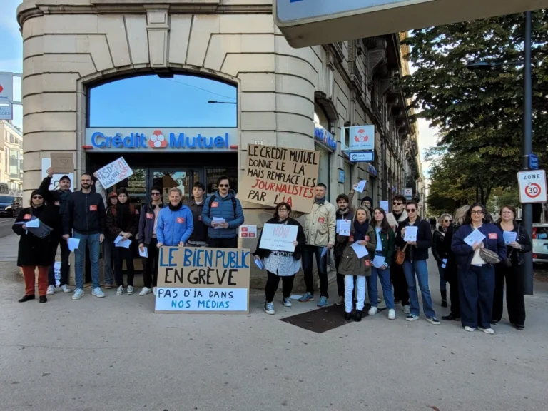 Grève historique au sein du groupe Ebra : à Dijon, les salariés se sont mobilisés pour défendre leurs emplois et l&rsquo;avenir de la presse locale