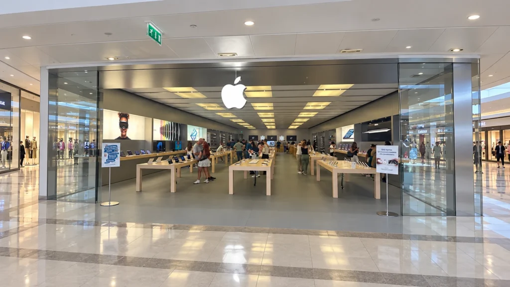 Vol à l’Apple Store de La Toison d’Or : deux personnes légèrement blessées