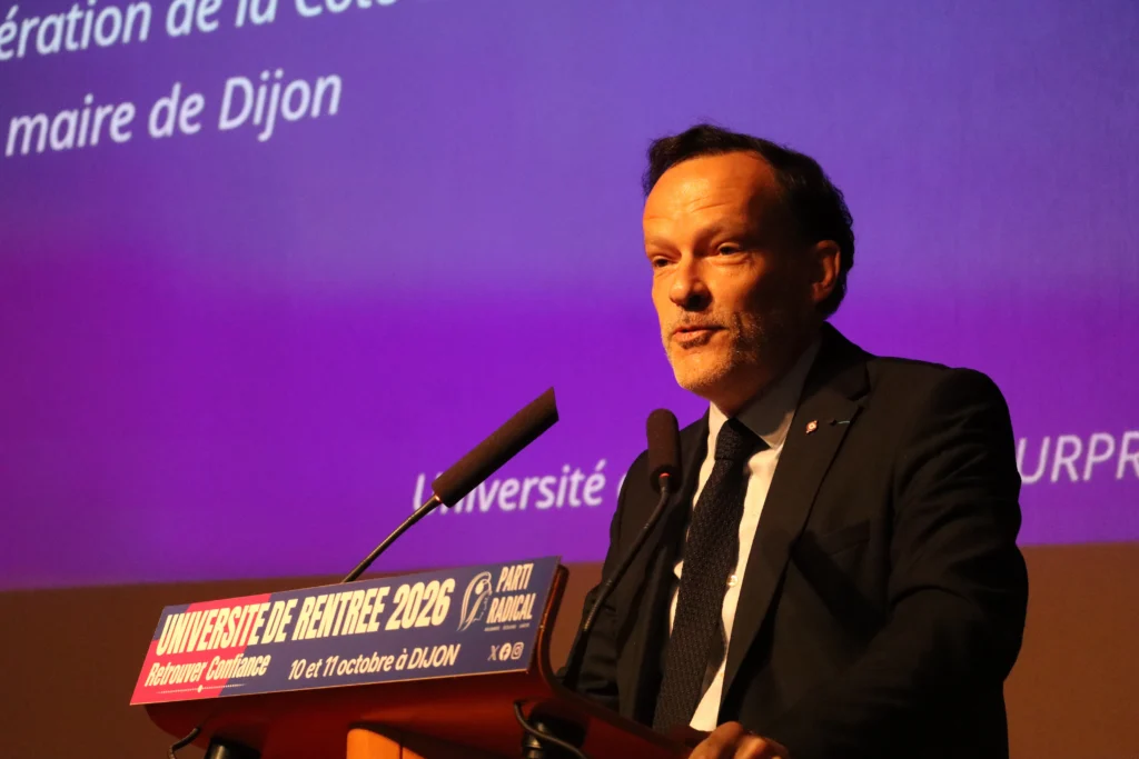 En images : le Parti radical réunit plusieurs grandes figures politiques à Dijon pour son 126e congrès