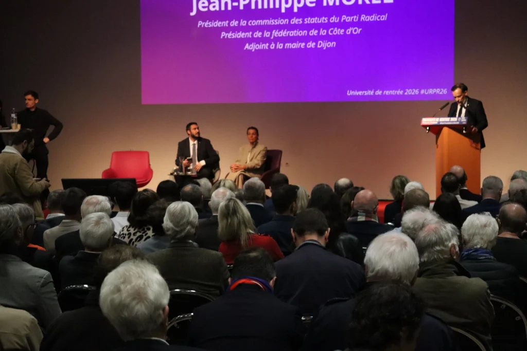 En images : le Parti radical réunit plusieurs grandes figures politiques à Dijon pour son 126e congrès