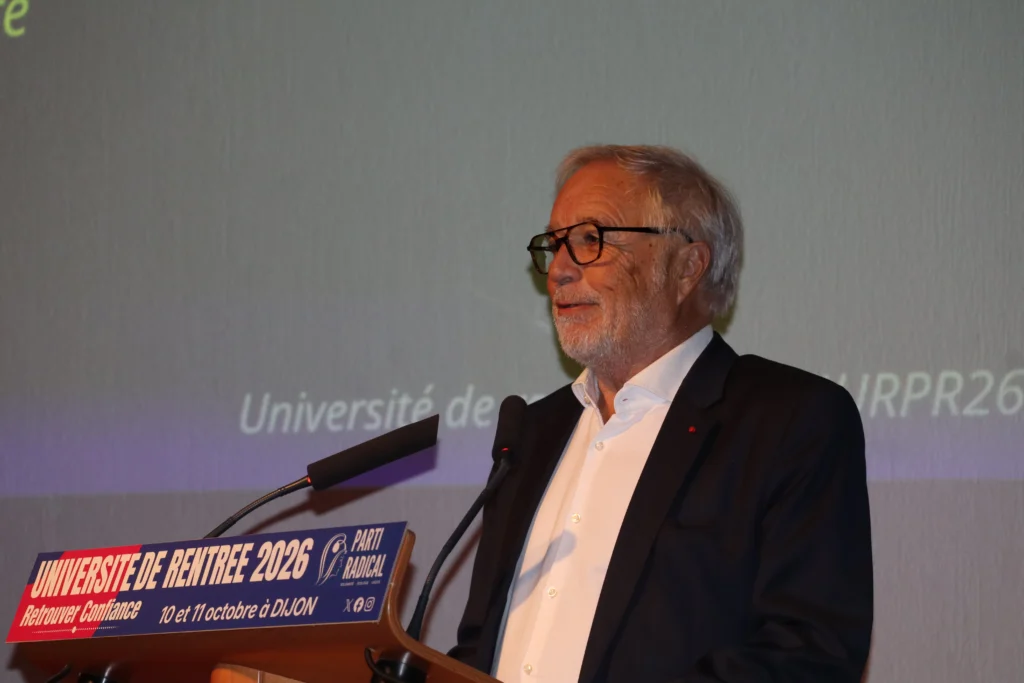 En images : le Parti radical réunit plusieurs grandes figures politiques à Dijon pour son 126e congrès